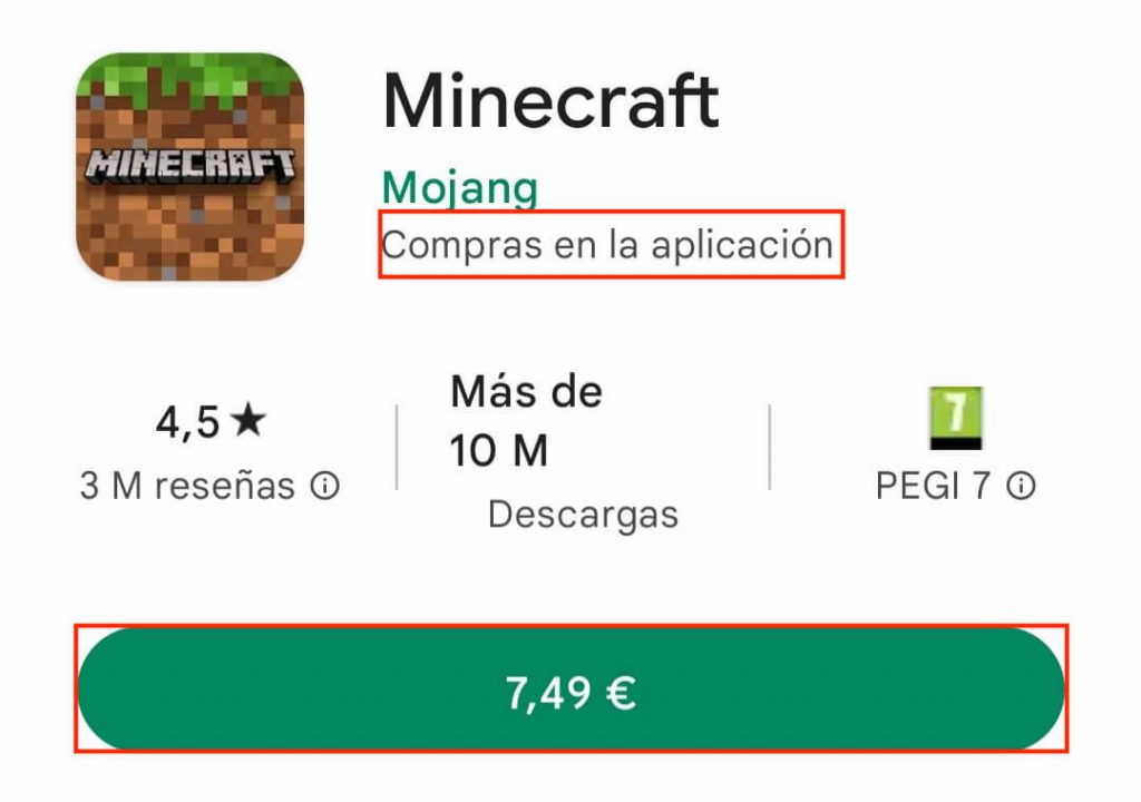 formas de monetizar una aplicación: Minecraft